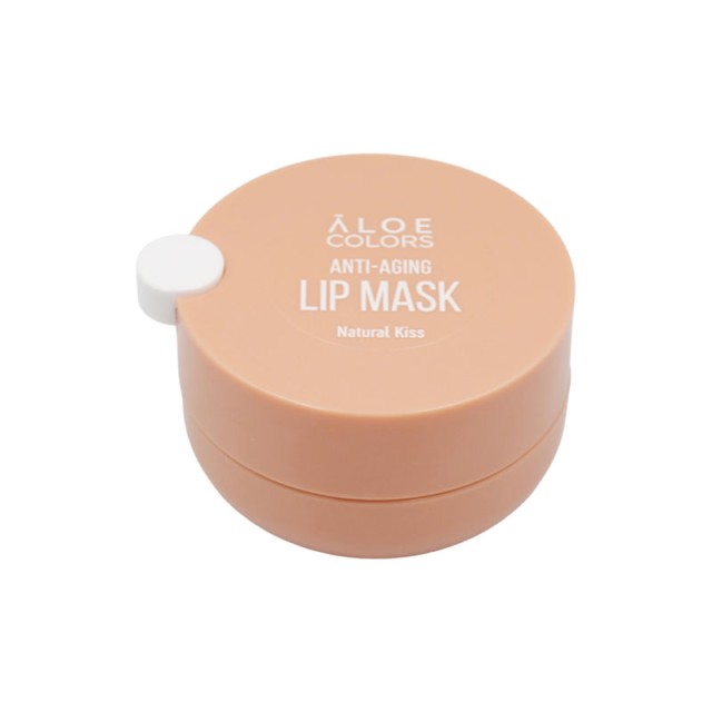 Aloe Colors Anti-Aging Lip Mask Natural Kiss Μάσκα Χειλιών με Γεύση Καραμέλα - Beige 10ml product photo