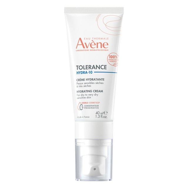 Avene Tolerance Hydra-10 Hydrating Cream 40ml product photo
