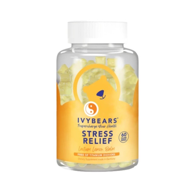 IvyBears Stress Relief Συμπλήρωμα Διατροφής για Εσωτερική Ισορροπία & Ηρεμία με Φυσικό Τρόπο 60 Ζελεδάκια Αρκουδάκια product photo