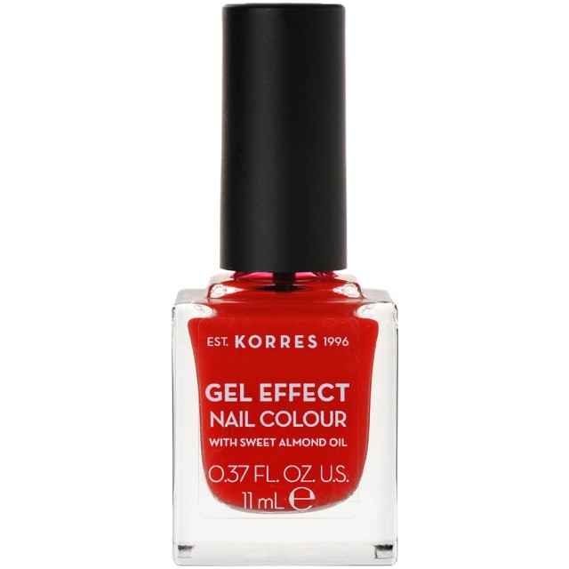 Korres Gel Effect Nail Colour 48 Coral Red Βερνίκι Νυχιών 11ml product photo