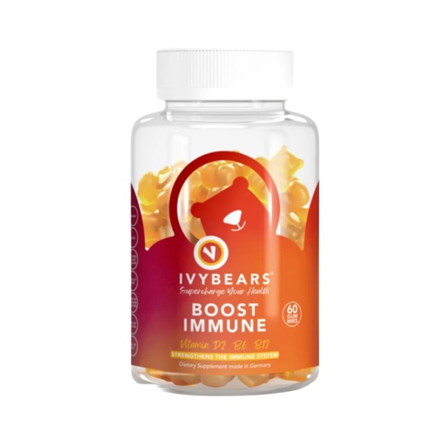 IvyBears Boost Immune Συμπλήρωμα Διατροφής για την Ενίσχυση του Ανοσοποιητικού 60 Ζελεδάκια Αρκουδάκια product photo