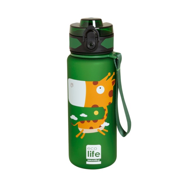 Ecolife Παιδικό Παγούρι Tritan με Καλαμάκι Giraffe 500ml product photo