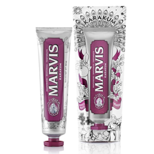Marvis Limited Edition Toothpaste Karakum Οδοντόκρεμα με Γεύση Μέντα, Πορτοκάλι και Κάρδαμο 75ml product photo