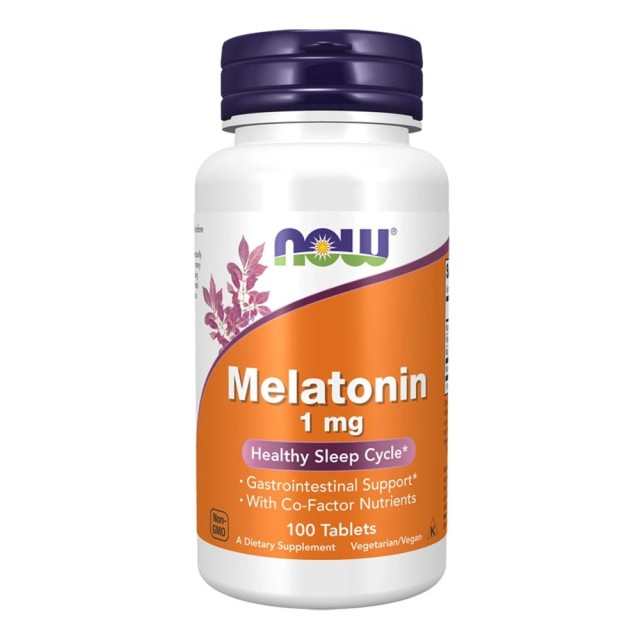 Now Foods Melatonin 1mg 100tabs product photo