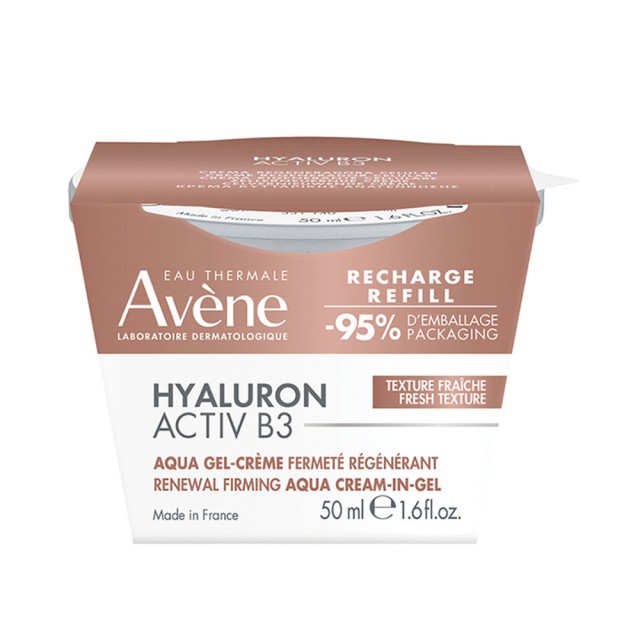 Avene Hyaluron Activ B3 Aqua Gel-Cream Cell Regeneration Refill Κρέμας-Τζελ Κυτταρικής Αναγέννησης 50ml product photo