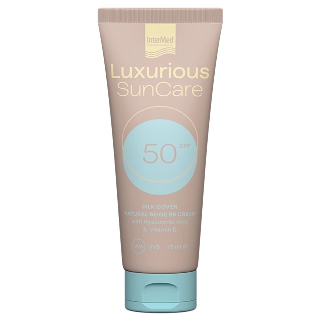 Luxurious Sun Care Silk Cover BB Cream with Hyaluronic Acid Spf50, 75ml - Natural Beige product photo