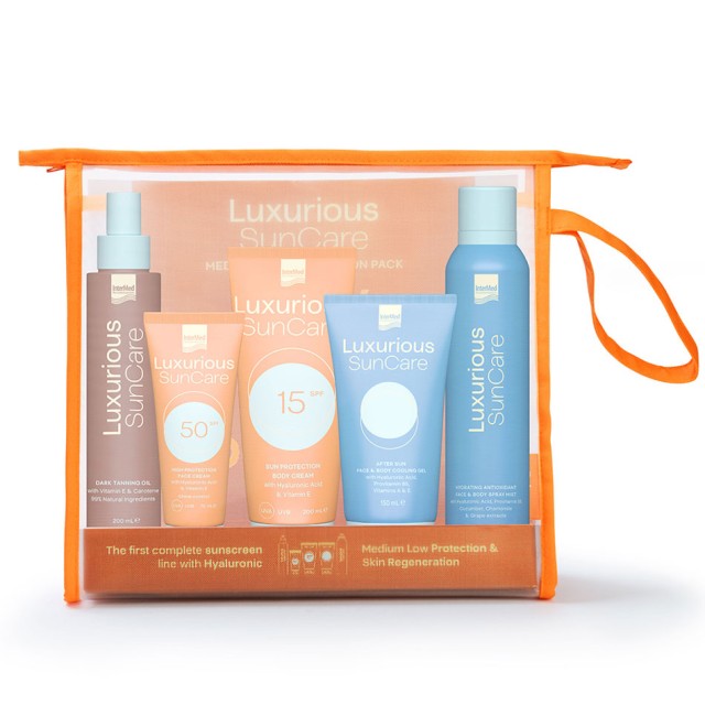 Luxurious Promo Suncare Μεσαίας - Χαμηλής Αντηλιακής Προστασίας 5 Τεμάχια product photo