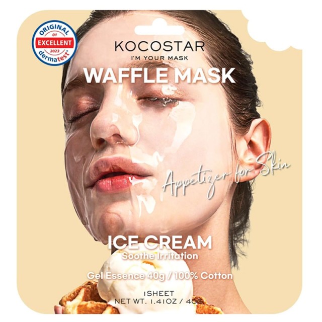 Kocostar Waffle Face Mask Ice Cream Soothe Irritation 1 τεμ product photo