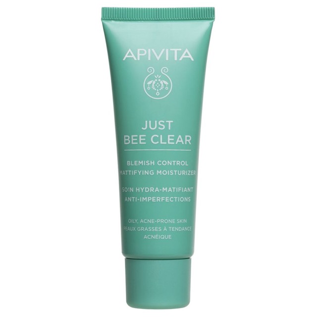 Apivita Just Bee Clear Blemish Control Mattifying Moisturizer 40ml product photo