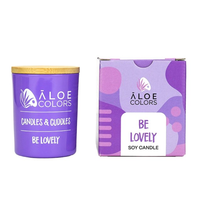 Aloe Colors Be Lovely Scented Soy Candle 150gr product photo