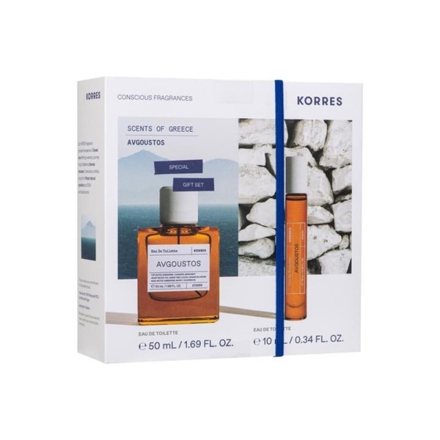 Korres Promo Avgoustos Σετ Eau De Toilette 50ml + Eau De Toilette 10ml product photo