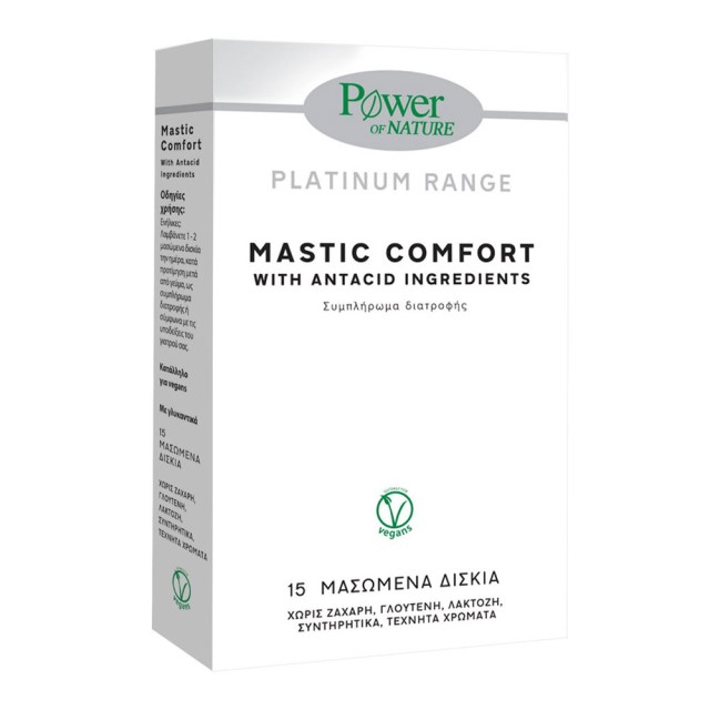 Power Health Power of Nature Platinum Range Mastic Comfort 15 Chew.tabs product photo