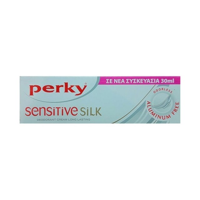 Perky Sensitive Silk Ουδέτερη Αποσμητική Κρέμα Σώματος 30ml product photo