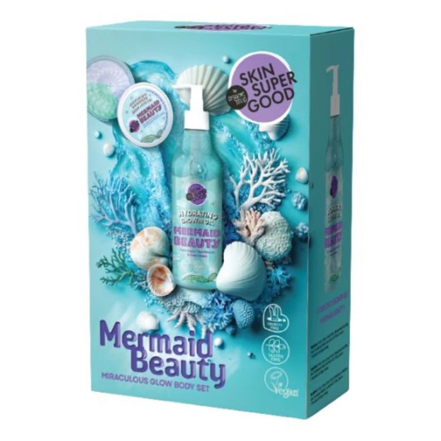 Natura Siberica Organic Shop Promo Mermaid Beauty Hydrating Shower Gel Αφρόλουτρο για Λάμψη με Αίσθηση Φρεσκάδας 250ml & Moisturising Body Mouse Ενυδατική Μους Σώματος με Άρωμα Φρεσκάδας 100ml product photo