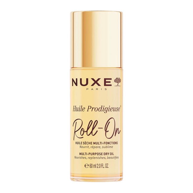 Nuxe Huile Prodigieuse Roll-On Multi-Purpose Dry Oil Ξηρό Λάδι για Πρόσωπο, Σώμα & Μαλλιά σε Μορφή Roll On 60ml product photo