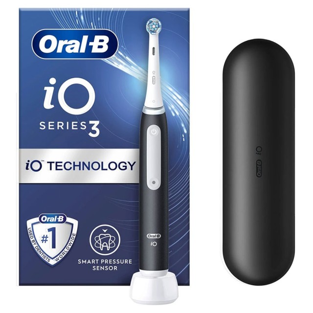 Oral-B iO Series 3 Micro Vibration Electric Toothbrush Matt Black 1τεμ product photo