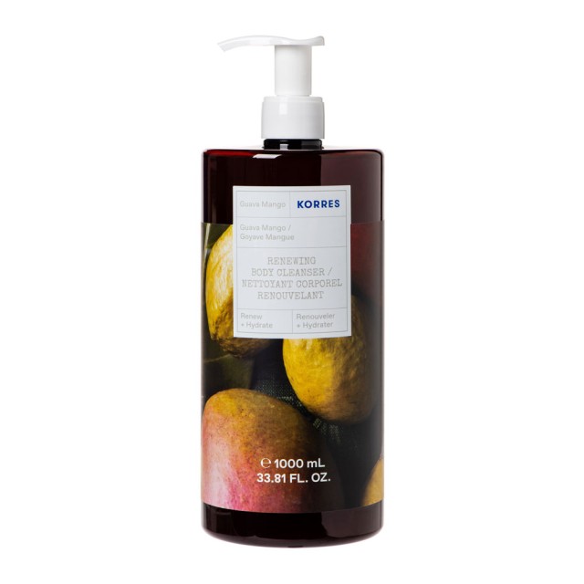 Korres Renewing Body Cleanser Guava Mango 1000ml product photo