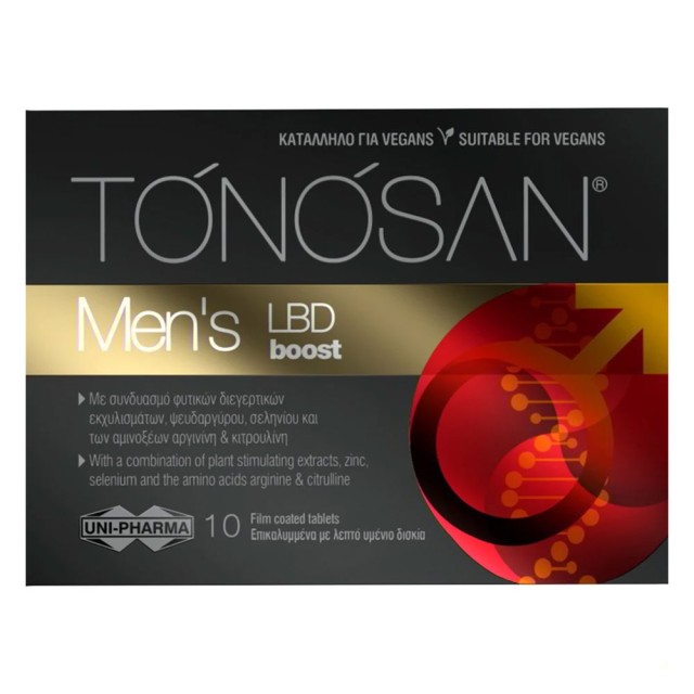 Uni Pharma Tonosan Mens LBD Boost 10tabs product photo