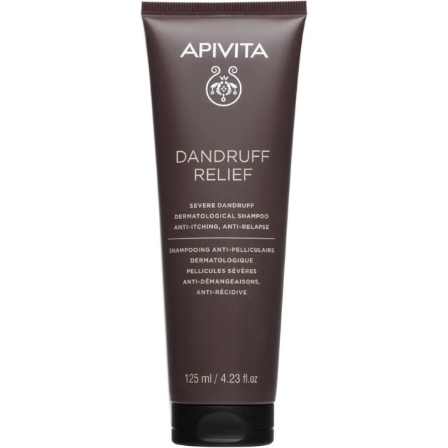Apivita Dandruff Relief Δερματολογικό Σαμπουάν για Έντονη Πιτυρίδα κατά του Κνησμού & της Επανεμφάνισης με Propolis AmC 250ml product photo