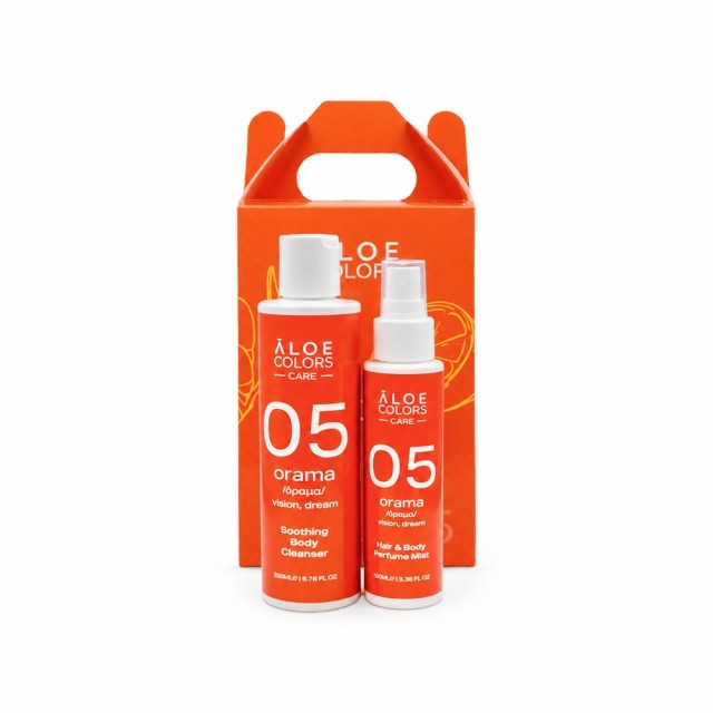 Aloe Colors 05 Orama Gift Box Σετ Δώρου με Soothing Body Cleanser Αφρόλουτρο 200 ml & Hair & Body Perfume Mist Άρωμα Μαλλιών-Σώματος 100 ml product photo