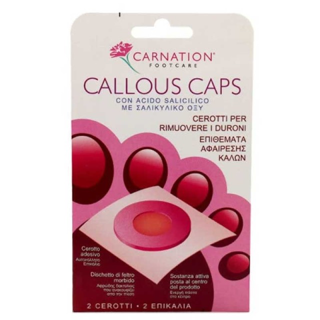 Vican Carnation Επιθέματα Callous Caps Για Τους Κάλους 2 τμχ product photo