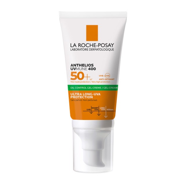 La Roche Posay Anthelios UVMune Spf50+ Oil Control Gel-Cream 50ml Με Άρωμα product photo