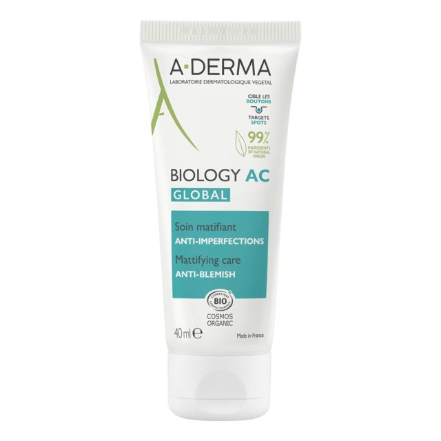 A-Derma Biology AC Global Anti-Blemish Mattifying Cream 40ml product photo