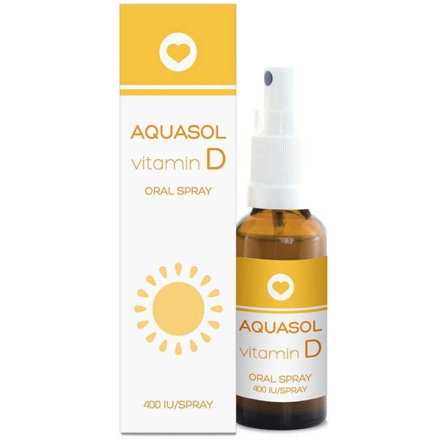 Aquasol Vitamin D Oral Spray 400iu Συμπλήρωμα Διατροφής με Βιταμίνη D 15ml product photo