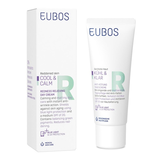 Eubos Cool & Calm Redness Relieving Day Cream SPF20, 40ml product photo