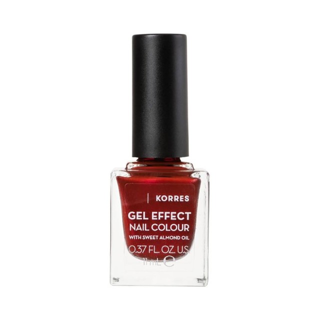 Korres Gel Effect Nail Colour 58 Velour Red Βερνίκι Νυχιών 11ml product photo