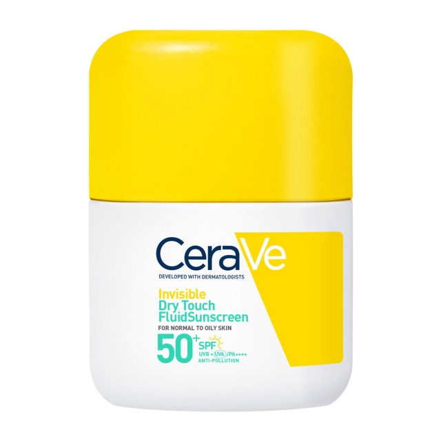 Cerave Invisible Dry Touch Fluid Sunscreen Spf50+, 50ml product photo
