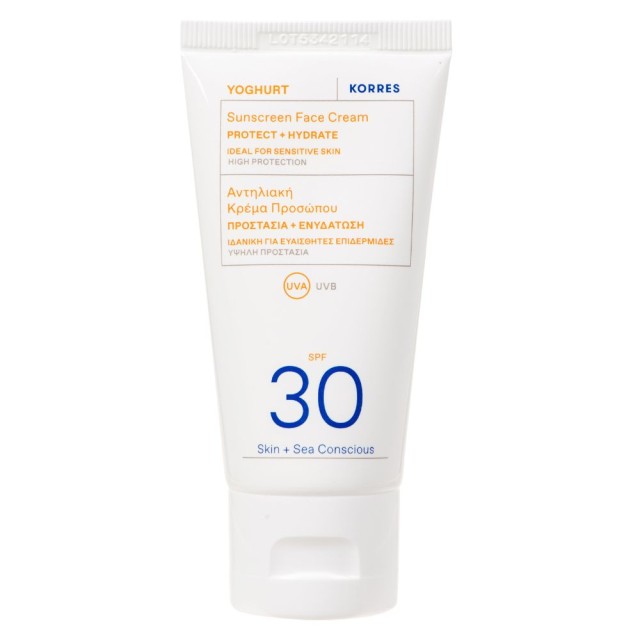 Korres Yoghurt Sunscreen Face Cream Spf30, 50ml product photo
