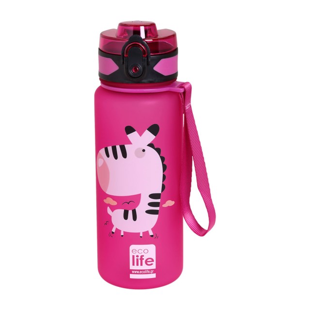 Ecolife Παιδικό Παγούρι Tritan με Καλαμάκι Zevra 500ml product photo