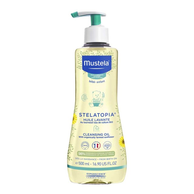Mustela Stelatopia Cleansing Oil 500ml product photo
