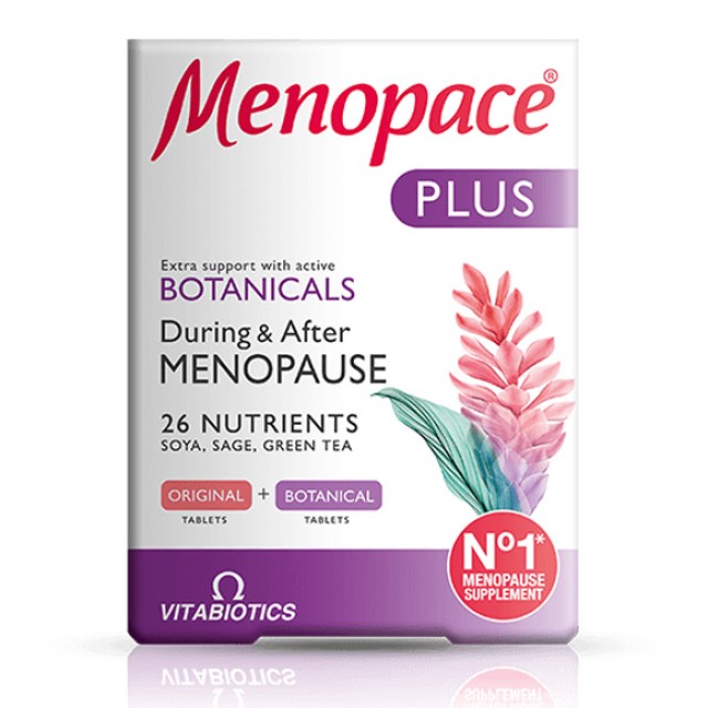 Vitabiotics Menopace Plus 28 tabs/28 tabs product photo