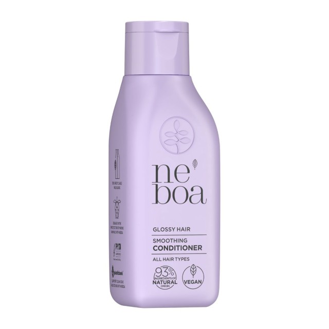 NEBOA Mini Size Glossy Hair Conditioner Λείανσης και Λάμψης Για Όλους τους Τύπους Μαλλιών 100ml product photo