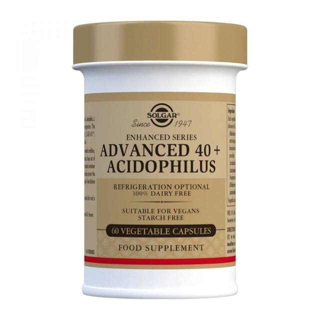 Solgar Advanced 40 plus Acidophilus 60 veg.caps product photo
