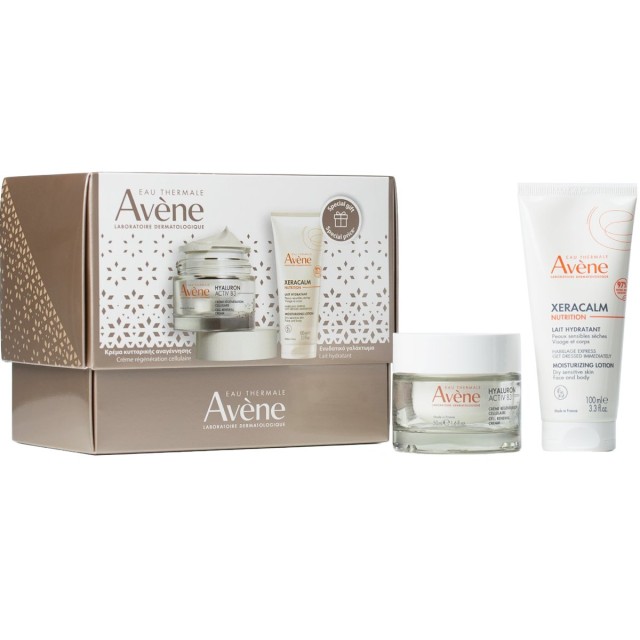 Avene Promo Hyaluron B3 Cell Renewall Cream 50ml & Xeracalm Nutrition Face - Body Moisturizing Lotion 100ml product photo