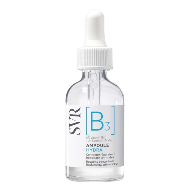 SVR [B3] Ampoule Hydra Repairing Ορός Προσώπου Βιταμίνης B3 για Ενυδάτωση & Αντιγήρανση 30ml product photo