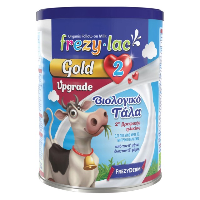 Frezyderm Frezylac Gold 2 Upgrade Βιολογικό Αγελαδινό Γάλα σε Σκόνη από τον 6ο Έως τον 12ο Μήνα 400gr product photo