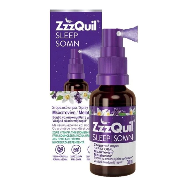 ZzzQuil Sleep Melatonin Oral Spray 30ml product photo