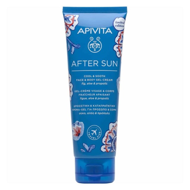 Apivita After Sun Cool & Sooth Face - Body Gel-Cream Limited Edition Travel Size 100ml product photo