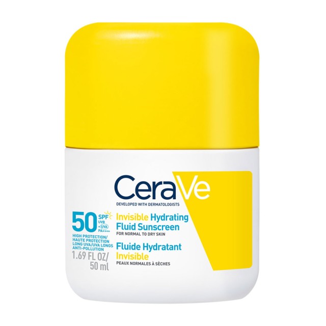 Cerave Invisible Hydrating Fluid Sunscreen Spf50 50ml product photo