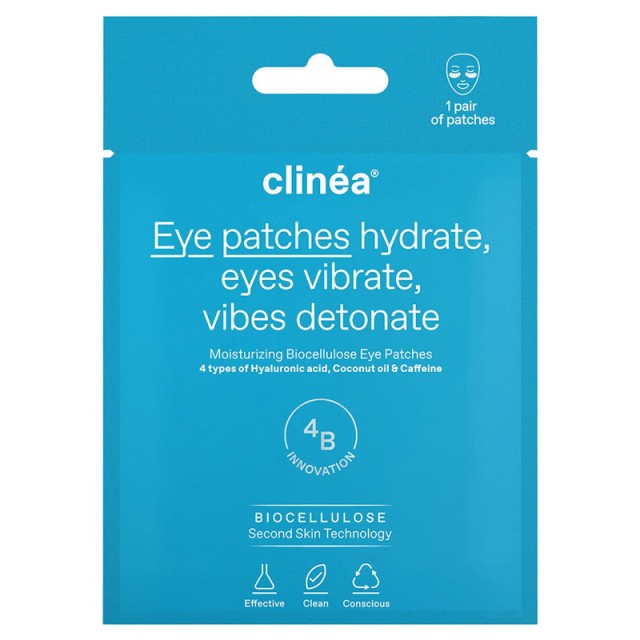 Clinea Moisturizing Biocellulose Eye Patches 1 Ζευγάρι product photo