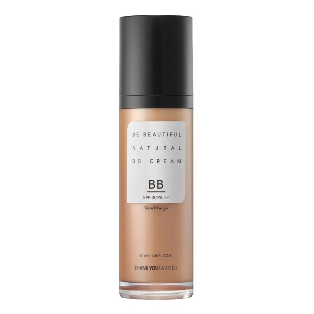 Thank You Farmer Be Beautiful Natural BB Cream Sfpf30 Ενυδατική Κρέμα Προσώπου Υψηλής Προστασίας με Χρώμα για Φυσική Κάλυψη 40ml product photo
