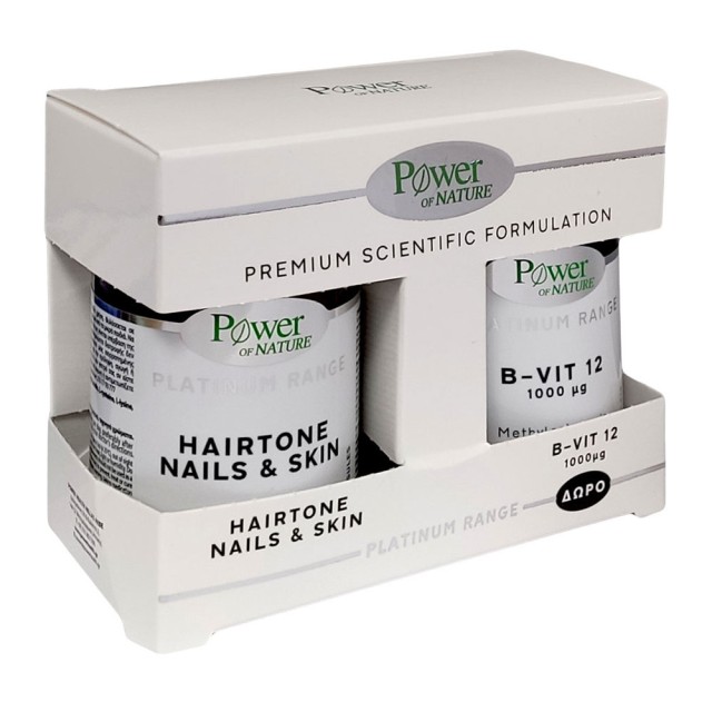 Power Health Power of Nature Promo Platinum Range Hairtone, Nails & Skin 30caps & Δώρο B-Vit 12 1000μg 20tabs product photo