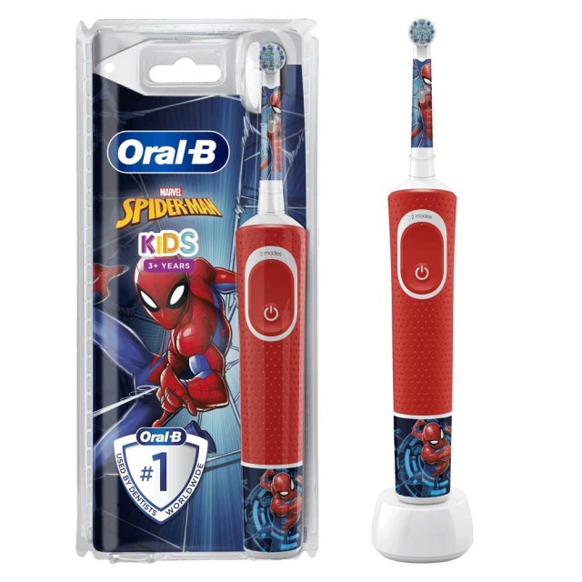 Oral-B Kids Electric Toothbrush for 3+ Years Spider-Man Extra Soft 1 τεμ product photo