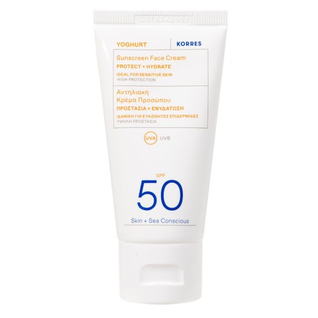 Korres Yoghurt Sunscreen Face Cream Spf50, 50ml product photo