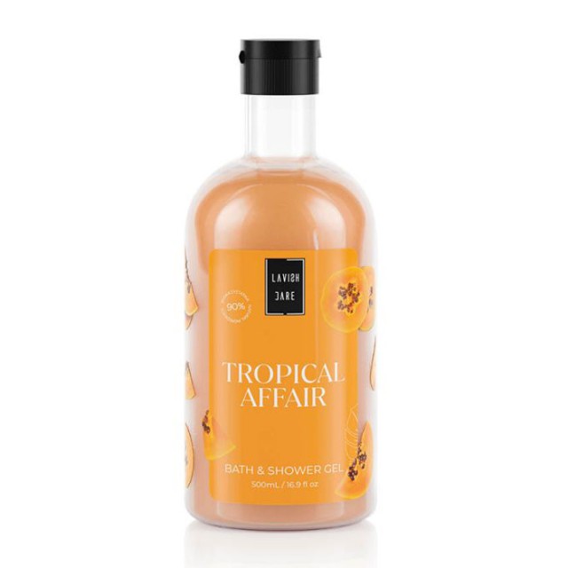 Lavish Care Tropical Affair Bath & Shower Αφρόλουτρο Gel με Άρωμα Παπάγια 500ml product photo