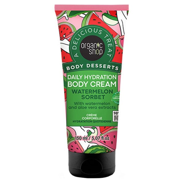 Organic Shop Body Desserts Daily Hydation Body Cream Watermelon Sorbet 150ml product photo